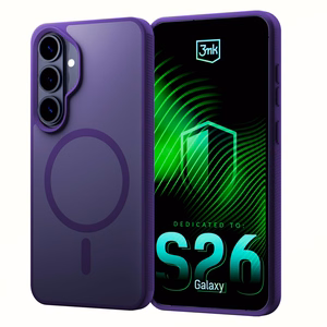 Samsung Galaxy S26+ – 3mk Smoke MagCase lilla telefoniümbris