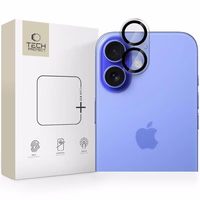 Tech-Protect Cam Fit+ Camera Cover jaoks iPhone 16 / 16 Plus - Läbipaistev