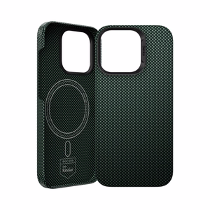 Benks Magnetic Armor Tint Kevlar 1000D (0064) jaoks Iphone 16 Plus roheline