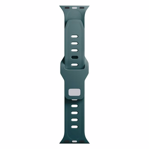 3mk silikoonrihm Apple Watchile, 38/40/41/42 mm, Evergreen, väike suurus