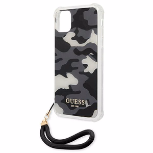 Guess GUHCN61KSARBK iPhone 11 6.1" / Xr black/black hardcase Camo Collection