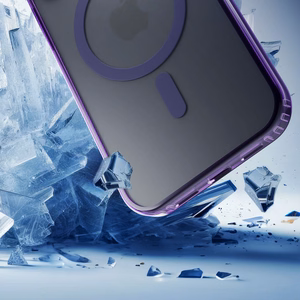 3mk Frosty MagCase lilla Ümbris jaoks Apple iPhone 15 Pro - lilla