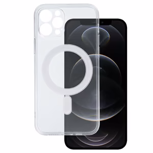 TEL PROTECT MagSilicone Ümbris jaoks Iphone 12 Pro Läbipaistev
