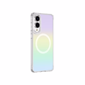 AmazingThing Minimal Mag Ümbris with Magnetic Ring jaoks Samsung Galaxy S25 Edge - Iridescent