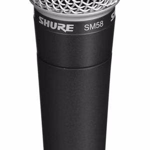 Shure SM58-LCE vocal microphone, dark grey