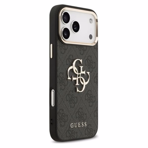 GUESS ümbris jaoks IPHONE 17 Pro Max GUHCP17X4GMGCGR (PU W/ Big 4G Classic Logo) kuldne must