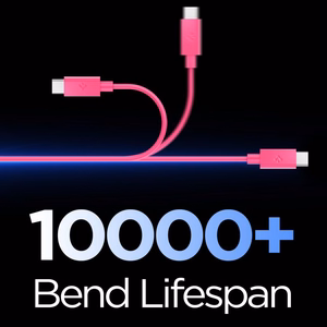 Spigen Essential EB6015CC USB-C kaabel, 60 W, 100 cm – roosa