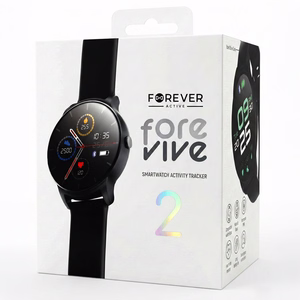 Forever Смарт-часы ForeVive 2 SB-330 чёрные с Bluetooth колонкой 3W