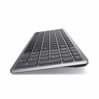 DELL KM7120W keyboard RF Wireless + Bluetooth QWERTY US International hall, Titanium