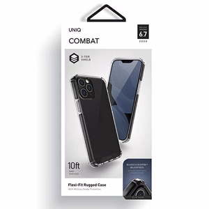 Uniq Combat ümbris iPhone 12 Pro Max'ile - must