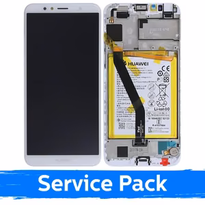 LCD ekraan ühilduv Huawei Y6 2018 valge raamiga (Service Pack)