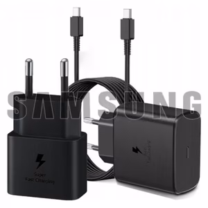 Laadija Samsung EP-T2510NB must 25W (koos pakendiga) + Type-C kaabel / 100% Originaal /