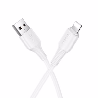 Kaabel USB A to Lightning Hoco 2,4A 1 m X120 valge