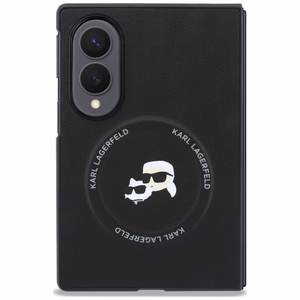Must Karl Lagerfeld Karl & Choupette Pins MagSafe ümbris Samsung Galaxy Z Fold8 mudelile