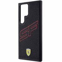 Ferrari Big SF Perforated ümbris jaoks Samsung Galaxy S24 Ultra - must