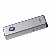 Orico OUM2-G20 M.2 NVME USB-C 3.2 20Gb/s Disk Drive - Silver