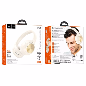 HOCO juhtmevaba kõrvaklapid bluetooth ANC W54 milky valge
