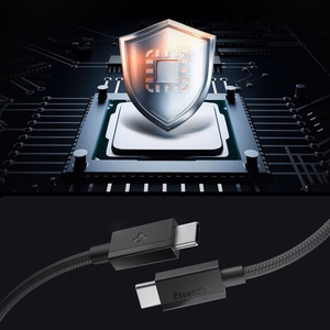 Spigen Essential EB6015CC USB-C kaabel, 60 W, 150 cm – must