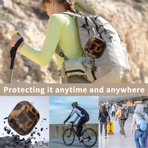 Tech-Protect Lamano ümbris jaoks AirPods 4 - brown and must