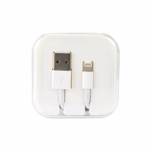 Kaabel USB A to Lightning 1A HD4 BOX 1 m valge