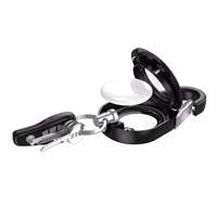 Tech-Protect Slidelock Carabiner Keychain Ümbris jaoks Apple AirTag 1/2 - must