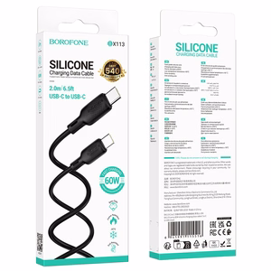 USB kaabel Borofone BX113 60W USB-C to USB-C 2.0m must