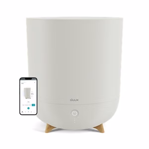Duux Neo – nutikas ultraheli-õhuniisuti kuni 50 m² ruumidele, 5 l paak, hallikasbeež, 500 ml/h