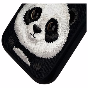 Nimmy Big Eyed Pet 2.0 Panda ümbris jaoks iPhone 16 Pro Max - must
