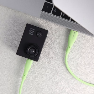 Kaabel USB A to Micro USB Forcell F-Energy QC3.0 2,4A 18W Silikoon 1 m C341 roheline