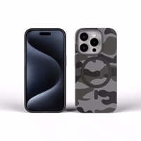 Ümbris jaoks iPhone 16 PRO Forcell F-Protect Levels Dual Layer 4D technology compatible wiht Magsafe Military Drop-Test must camo