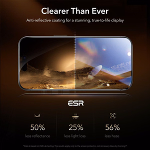 ESR UltraFit Armorite Pro Karastatud klaas jaoks iPhone 16 Pro / 17 - Läbipaistev
