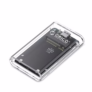 Orico TC10-MS MSATA USB-C 3.2 5Gb/s kettakassett - läbipaistev