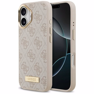Guess 4G Logo Plate MagSafe Ümbris jaoks iPhone 17 - Roosa