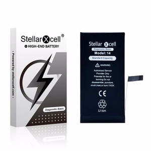 StellarXcell Diagnostic aku Apple iPhone 14 jaoks, 3280 mAh (standardne mahutavus + kvaliteetne BMS-i koopia)