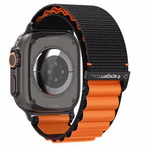 SPIGEN WBF1 rihm APPLE WATCH 6 / 7 / 8 / 9 / 10 / SE / ULTRA 1 / 2 (44 / 45 / 46 / 49 MM) must/oranž