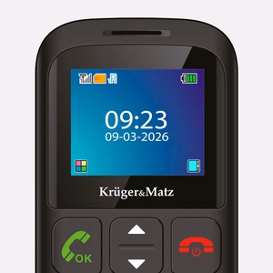 Kruger&Matz Simple 923 GSM-telefon eakatele
