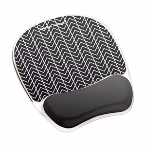 Hiirematt geelpadjaga Fellowes Chevron