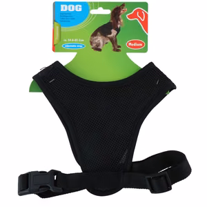 Dog harness, 54.6 × 85.2 cm, size M, Black