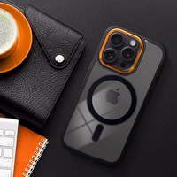 COLOR EDGE MAG COVER Ümbris compatible with MagSafe jaoks IPHONE 14 must kuldne