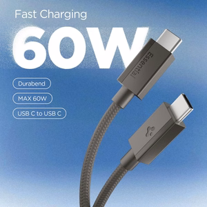 Spigen Essential EB6015CC USB-C kaabel, 60 W, 150 cm – tumehall