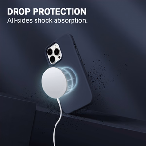 Crong Color Cover Magnetic ümbris seadmele iPhone 13 Pro Max, MagSafe'iga ühilduv, tumesinine