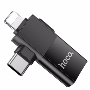 Adapter OTG 2in1 USB C / Lightning USB A Hoco UA17 must