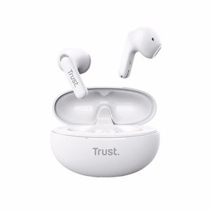 Trust Yavi Bluetooth TWS juhtmevabad nööpkõrvaklapid ENC-ga, valged
