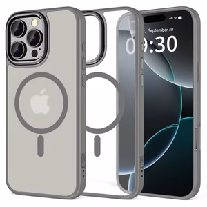 Tech-Protect MagEdge MagSafe ümbris jaoks iPhone 16 Pro Max - titanium