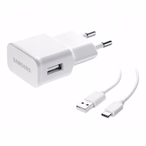 Laadija Samsung EP-TA200NWE 15W + Type-C kaabel  valge