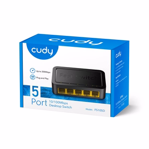 Cudy FS105D network switch Fast Ethernet (10/100) must