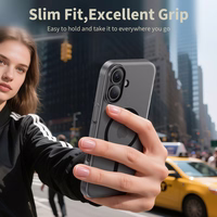 Tech-Protect MagSlim MagSafe ümbris jaoks iPhone 17 - matt must