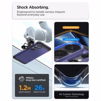 SPIGENi ümbris TOUGH ARMOR ühildub MagSafe'iga SAMSUNG S26 Ultra ash violet'ile