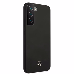 Mercedes Silicone Line ümbris Samsung Galaxy S22+ jaoks - must