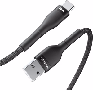 Cable USB A to Typ C VEGER PD 11V 6A 66W AC04 1,2 m black